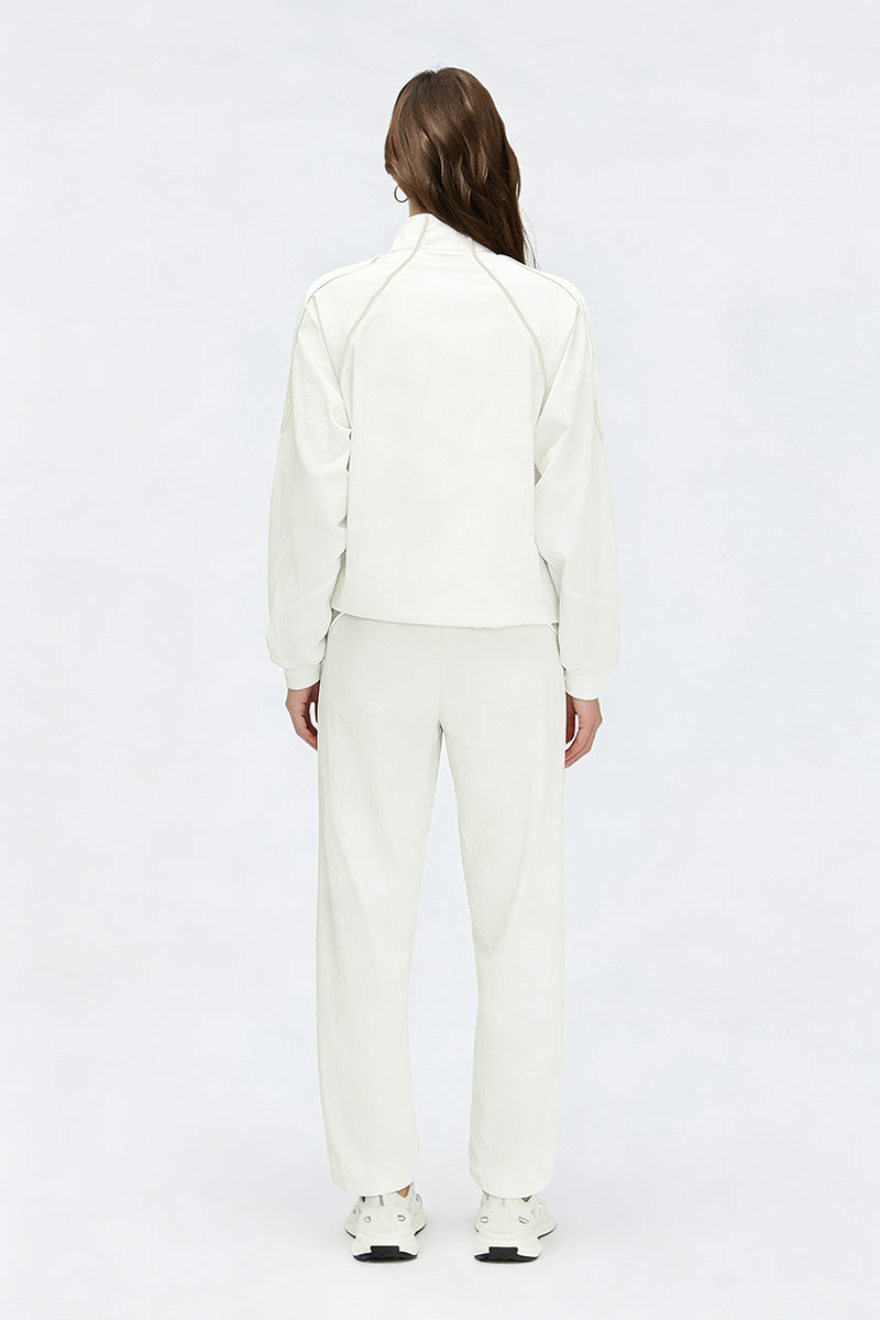 Women's Summer Quick-Dry Sets: Stand Collar Jacket And Pants