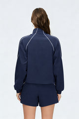 Women's quick-drying and breathable coat and shorts set
