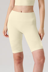 Women Naked-Feel High-Waist Sculpting Yoga Shorts