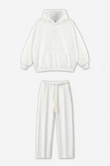 Unisex Fleece-Lined Oversized Hoodie and Pants