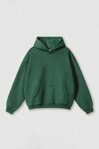 Loose-fitting plus-size thickened velvet hooded sweatshirt