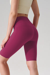 Women Naked-Feel High-Waist Sculpting Yoga Shorts