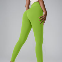 Women'S Pocket High-Waisted Seamless Sculpting Yoga Leggings