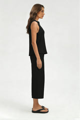 Women's Summer Sets:Sleeveless Tank Top And Wide Leg Pants