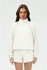 Women's quick-drying and breathable coat and shorts set