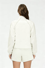 Women's quick-drying and breathable coat and shorts set