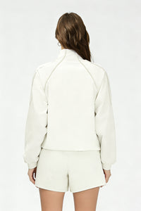 Women's quick-drying and breathable coat and shorts set
