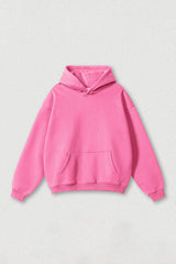 Loose-fitting plus-size thickened velvet hooded sweatshirt