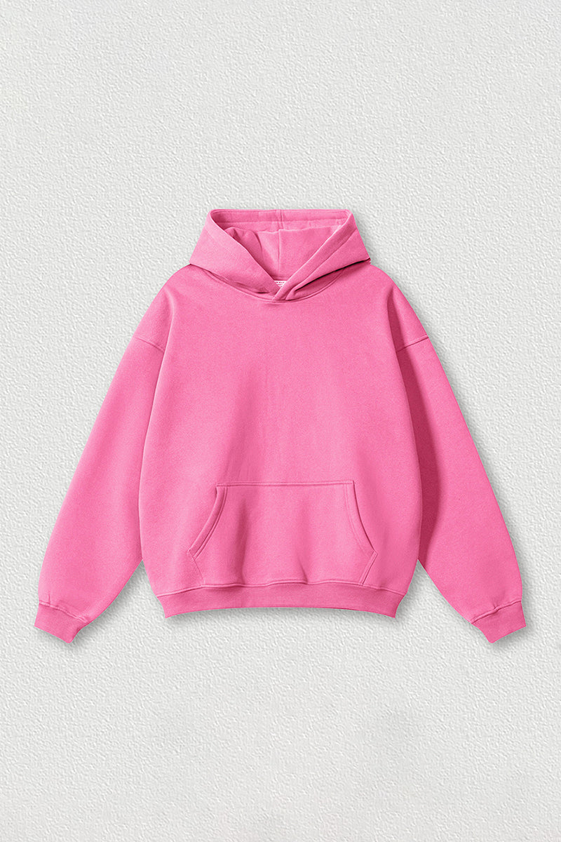 Loose-fitting plus-size thickened velvet hooded sweatshirt