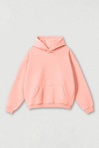 Loose-fitting plus-size thickened velvet hooded sweatshirt