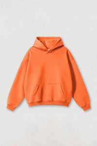Loose-fitting plus-size thickened velvet hooded sweatshirt