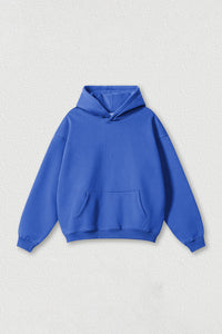 Loose-fitting plus-size thickened velvet hooded sweatshirt