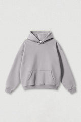 Loose-fitting plus-size thickened velvet hooded sweatshirt