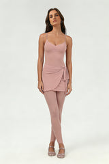 Women's ballet halter skirt leggings 3 piece set