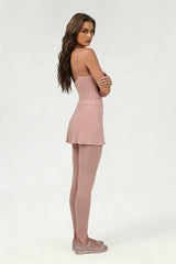 Women's ballet halter skirt leggings 3 piece set