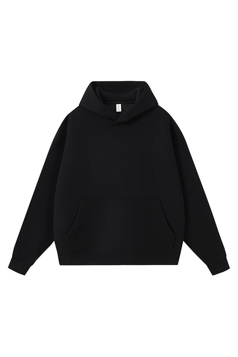 Men Heavyweight Cotton-Blend Hooded Sweatshirt
