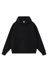 Men Heavyweight Cotton-Blend Hooded Sweatshirt