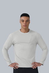 Men Quick-Dry Round-Neck Training Long Sleeve T-Shirt