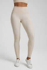 Solid High-Waisted Sports Leggings