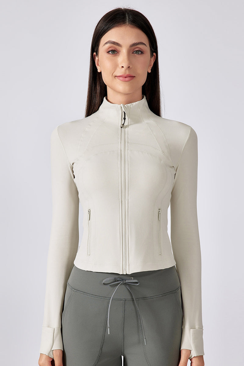 Women Slim-Fit Wind-Resistant Quick-Dry Sports Jacket