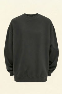 Men/Women Unisex Heavyweight 305G Cotton Retro Long Sleeve Tee