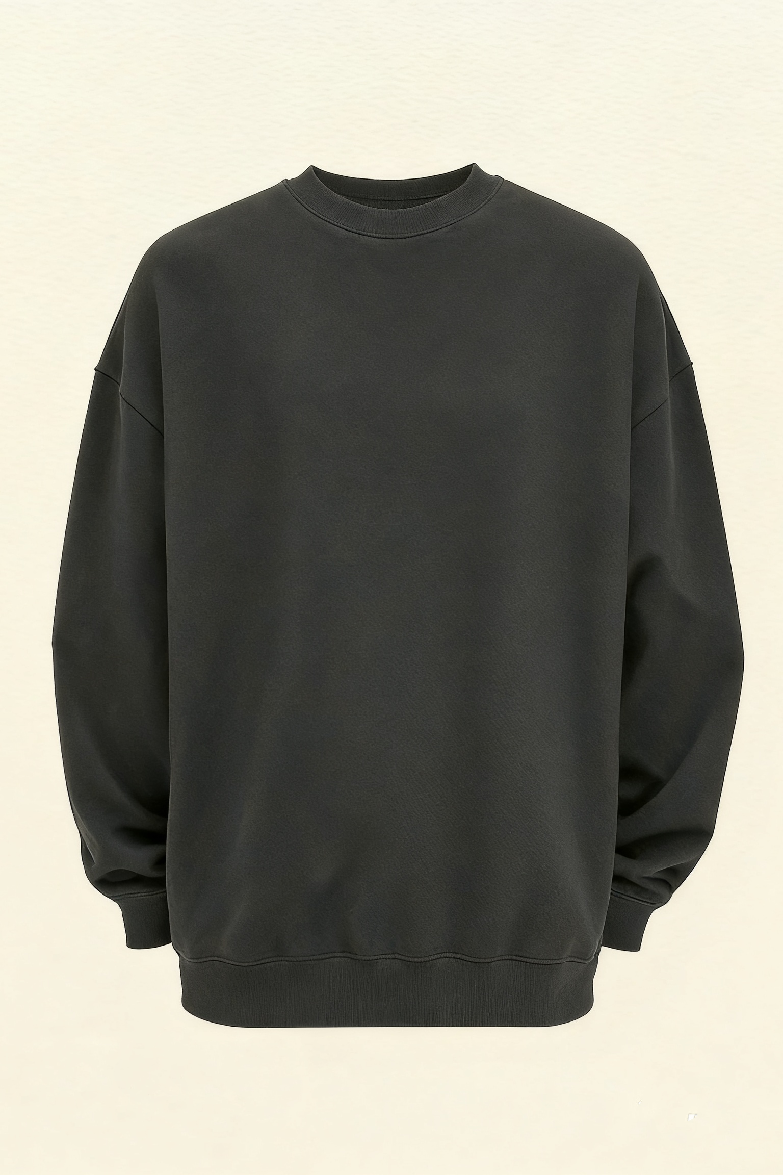 Men/Women Unisex Heavyweight 305G Cotton Retro Long Sleeve Tee