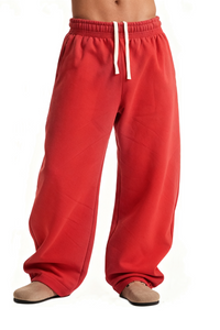 Unisex Thermal Fleece Drawstring Casual Jogger Pants