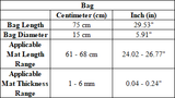 Portable Double-Shoulder Yoga Mat Storage Bag