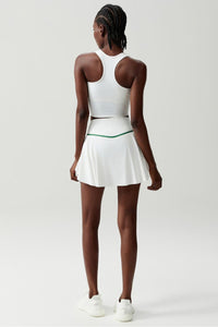 Women Stretch Tennis Set Removable Padding Sports Outfit