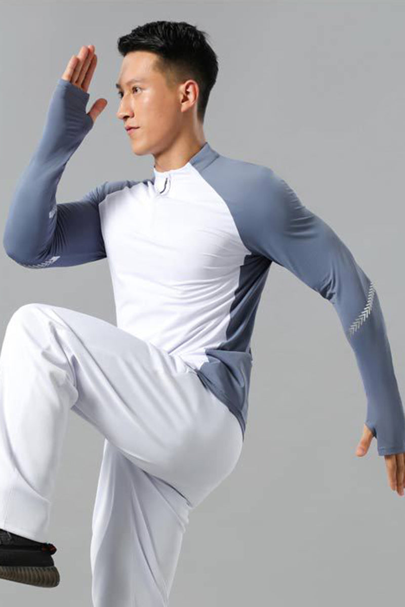 Men Quick-Dry Breathable Training Long Sleeve T-Shirt