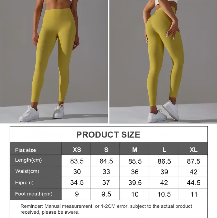 Women Sport Fitness  No Font Line Yoga Leggings