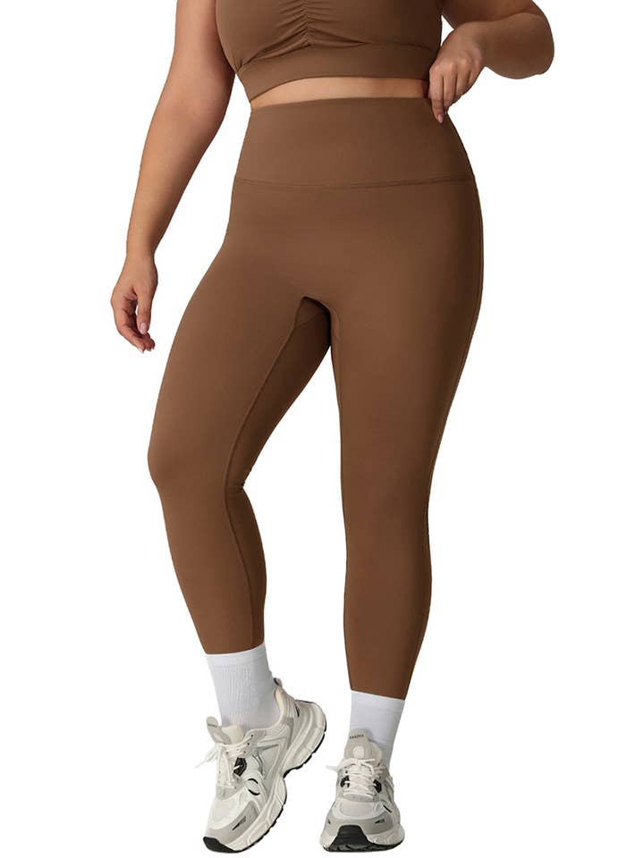 Women's Plus Size Tight-Fitting Bubble Butt Yoga Leggings
