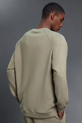 Men Drop Shoulder Loose Fit Comfortable Long Sleeves