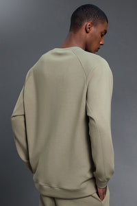 Men Drop Shoulder Loose Fit Comfortable Long Sleeves