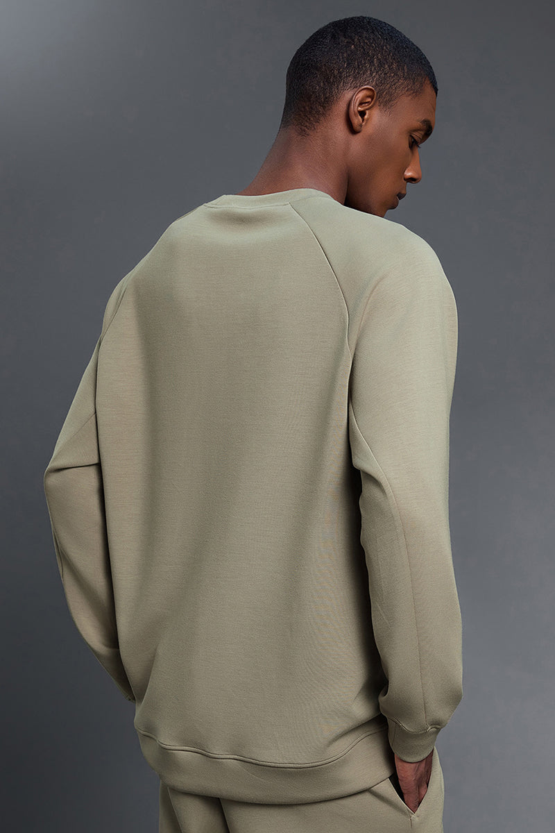 Men Drop Shoulder Loose Fit Comfortable Long Sleeves