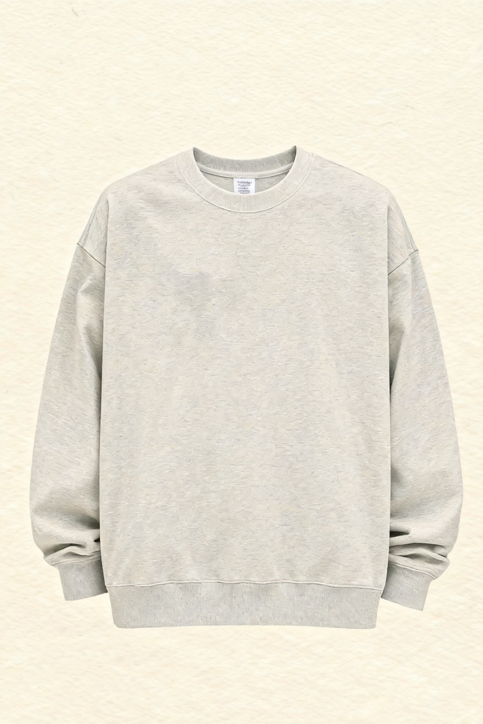 Men/Women Unisex Heavyweight 305G Cotton Retro Long Sleeve Tee