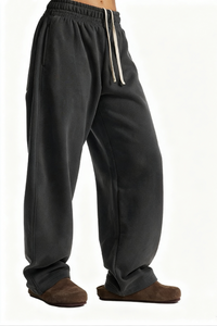 Unisex Thermal Fleece Drawstring Casual Jogger Pants