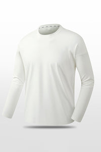 Men Solid Quick-Dry Outdoor Training Long Sleeve Top