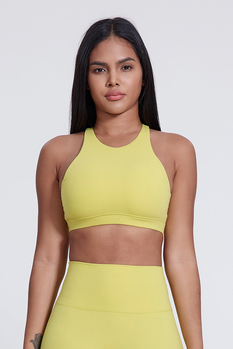Women'S Yoga Backless Cross Stretch Bra Tank Top