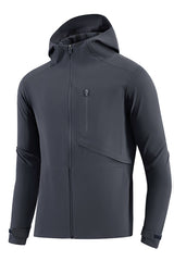 Men Wrinkle-Resistant Soft Warm Quick-Dry Training Running Jacket