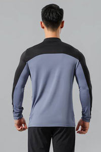 Men Quick-Dry Dragon-Scale Training Long Sleeve Top