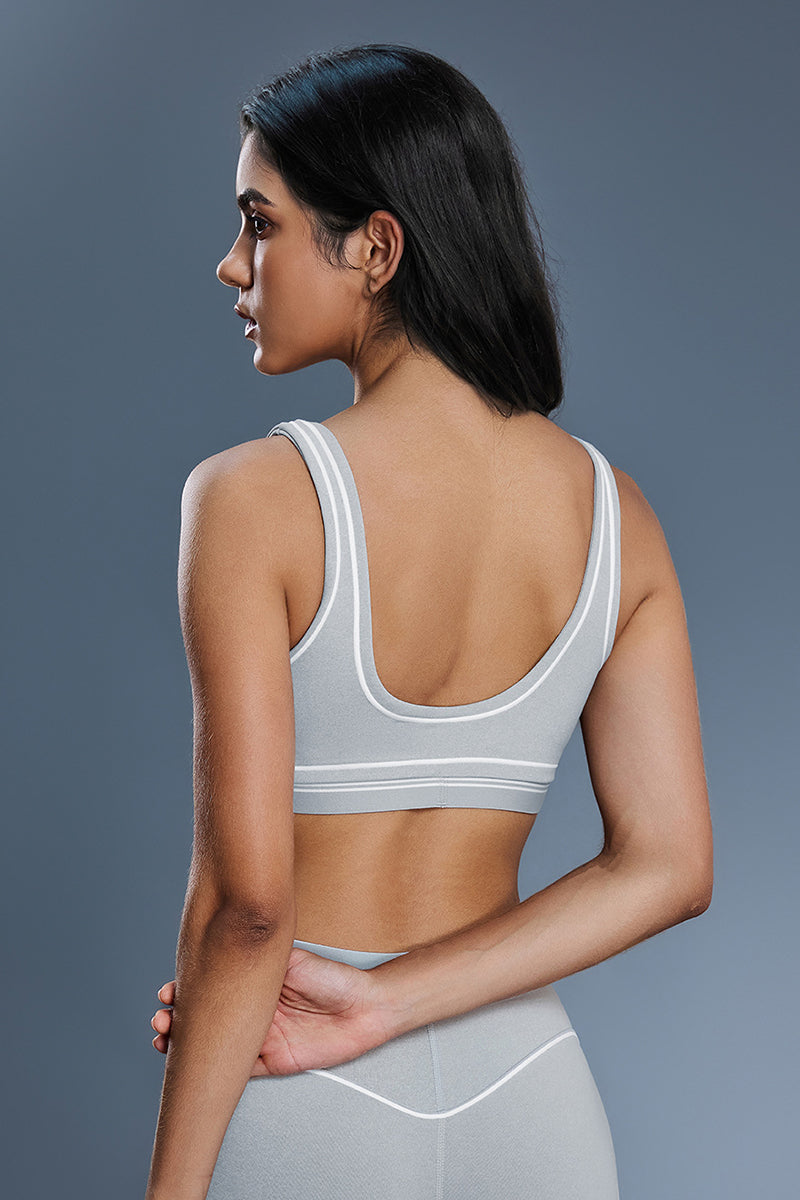 Women High-Impact U-Back Naked-Feel Anti-Shock Sports Bra