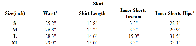 Women's Floral Center Yoga Tennis Skirt