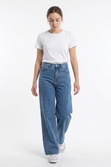 Women's Classic High Waist Straight Leg Jeans