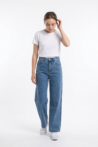 Women's Classic High Waist Straight Leg Jeans