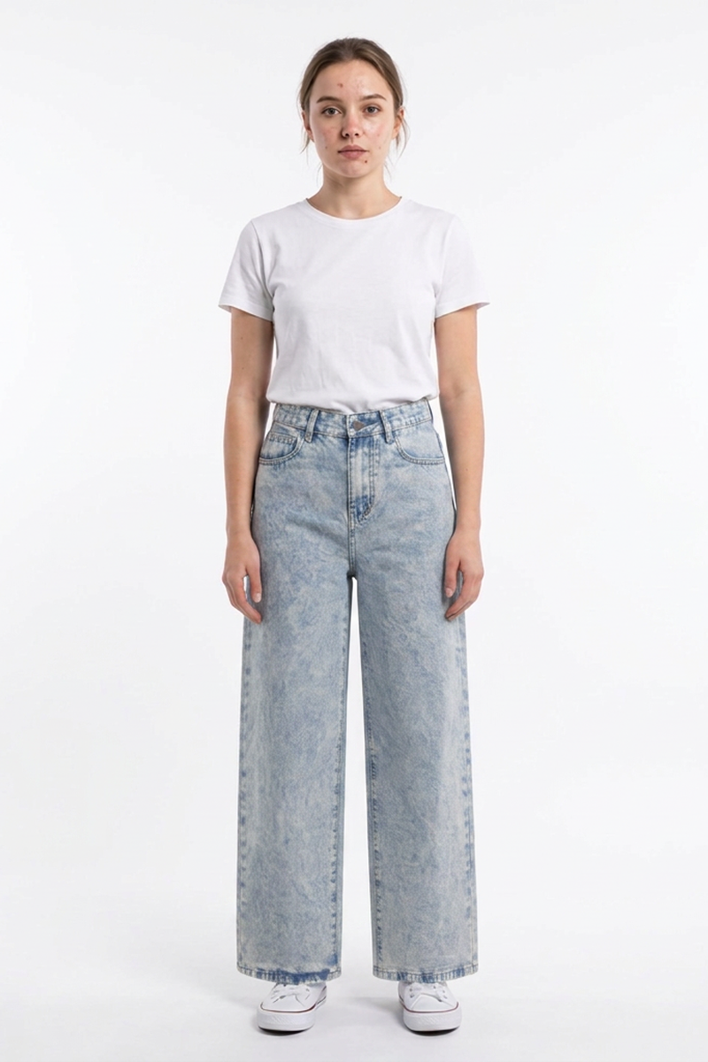 Women's Classic High Waist Straight Leg Jeans