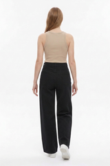 Women's High Waist Straight Leg Jeans