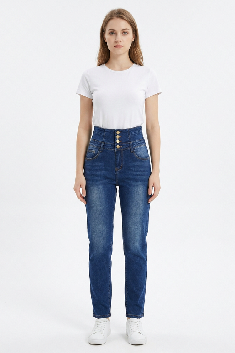 Women's High Waist Classic Skinny Jeans