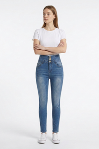 Women's High Waist Classic Skinny Jeans