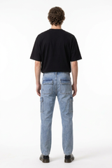 Men's Fall Side Pocket Slim Fit Cargo Jeans